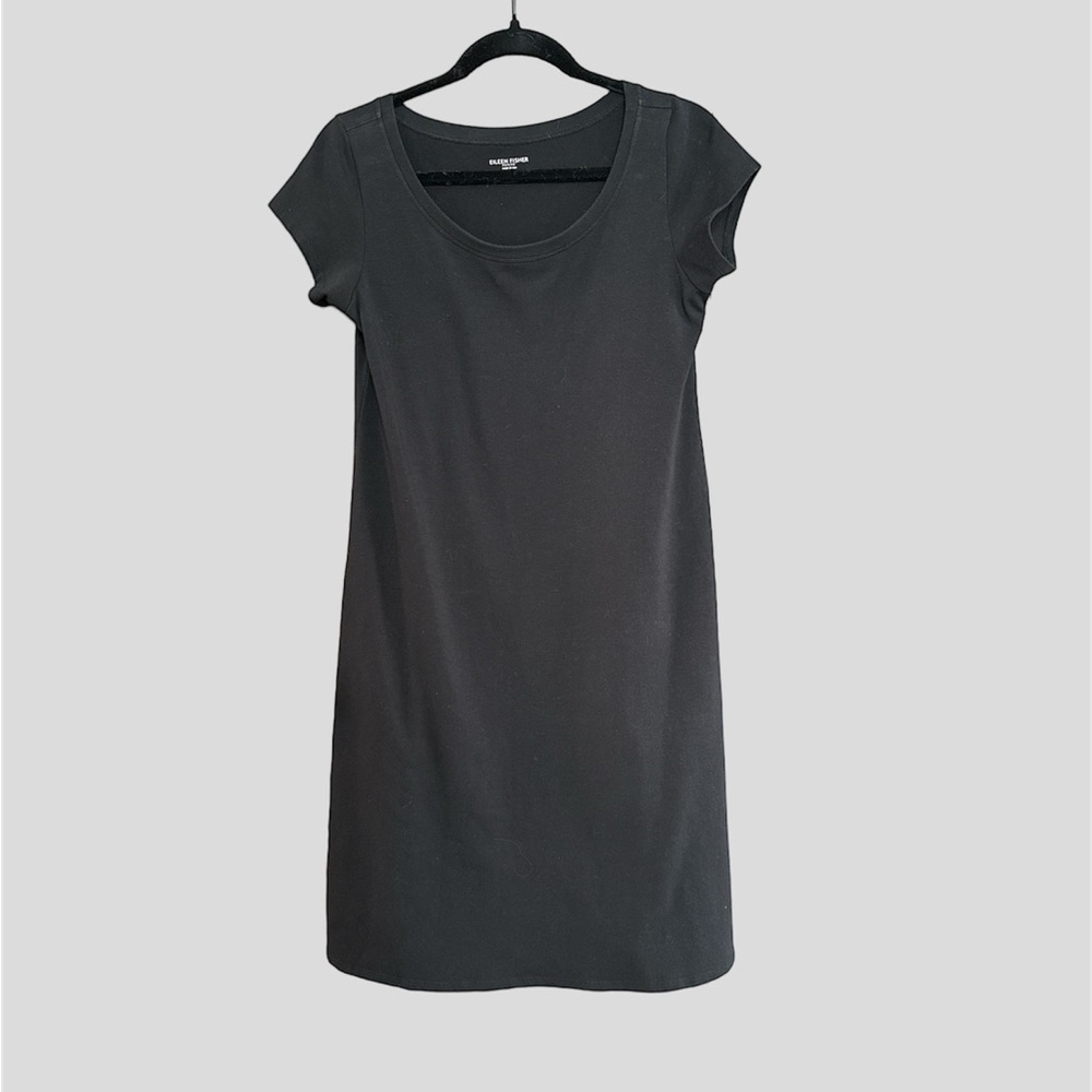 Eileen Fisher T Shirt Dress, Black, PM